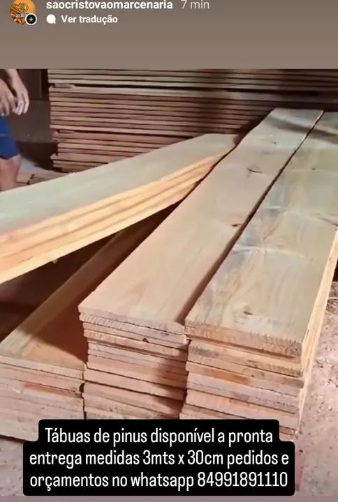 Barrotes de Pinus para Construção - 3mts x 5cm x 5cm - Foto 3
