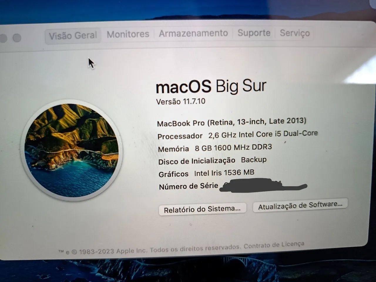 MacBook V- endo MacBook Pro Retina 2013 Core I5. 8Gb. 512Gb - Foto 4