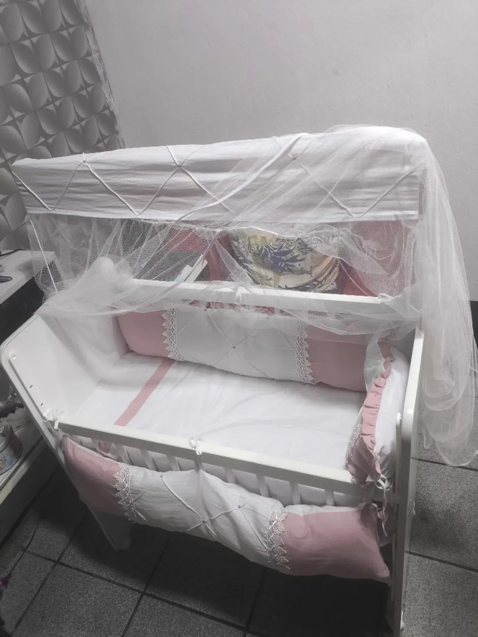 Mini Berço completo 64985888225283123