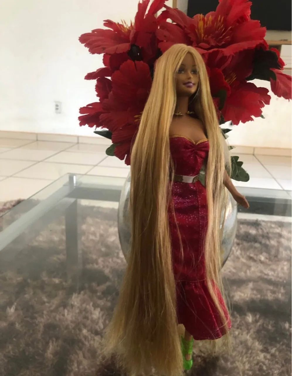 Boneca Barbie Rapunzel noiva  ? - Foto 3
