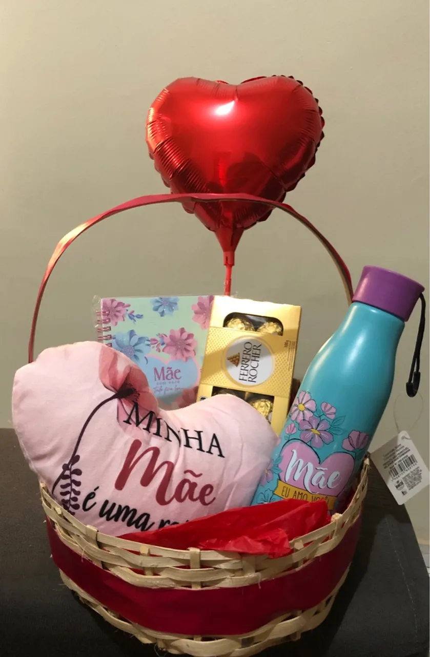 Cesta de presente para o Dia das Mães
