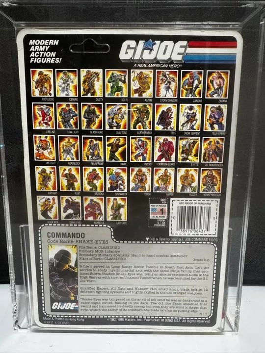 GI Joe Snake Eyes Hasbro 1986 Novo - Foto 4
