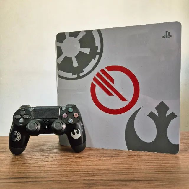 Playstation 4 (SLIM, 01 TB): Edição Star Wars + 06 meses Garantia !!!