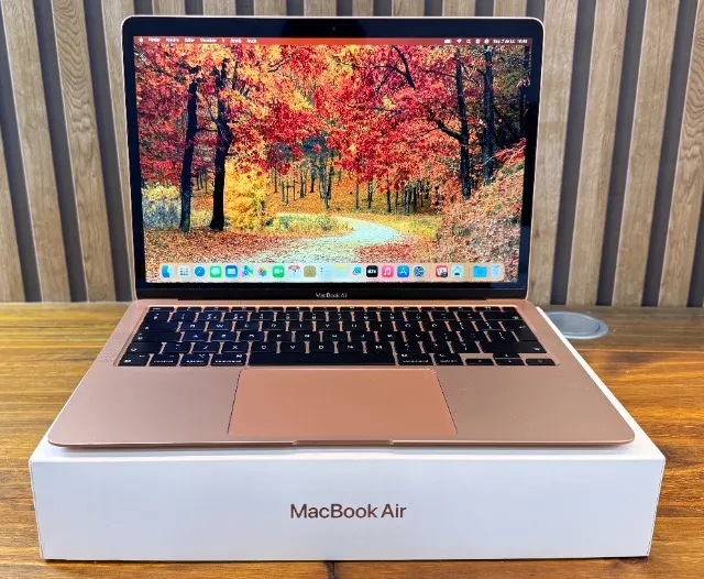 Apple MacBook Air M1 A2337 Gold Com Caixa - Impecável