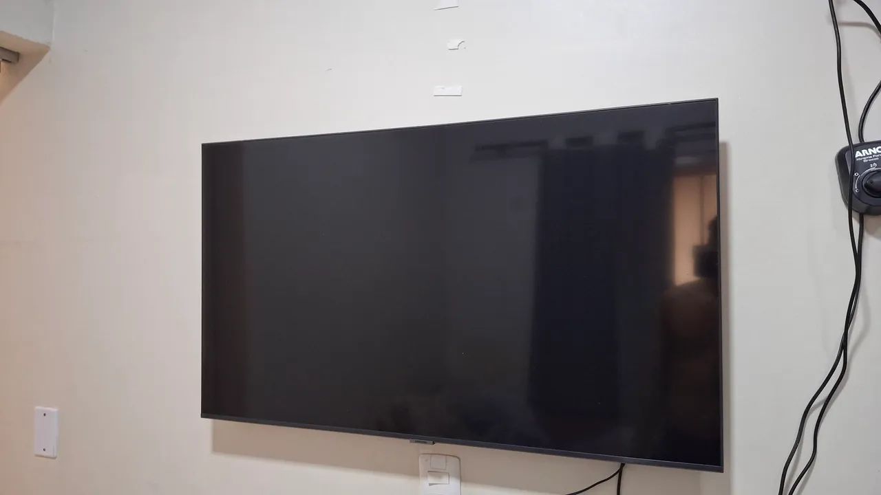 SMART TV 4K SAMSUNG 43" AU7700 - Crystal UHD - IMPECÁVEL