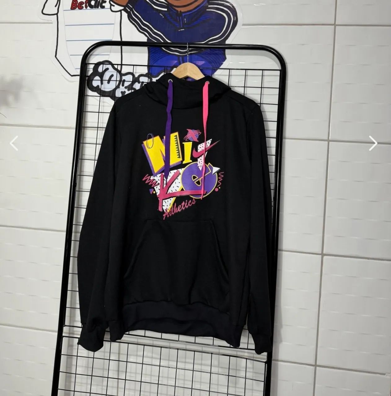 Moletom Nike Athletics Preto Roupas Parque Residencial