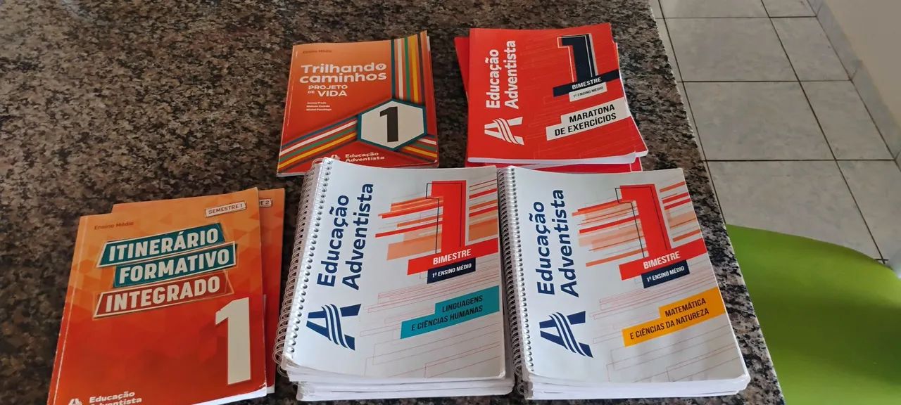 Livros Educação Adventista 1º Ano Ensino Médio - 1º Bimestre