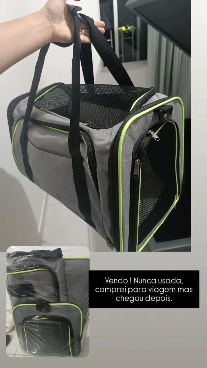 BOLSA TRANSPORTE PET CABINE AVIAO - NOVA