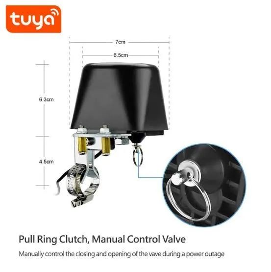 Válvula de água inteligente WiFi para controle remoto - Foto 2