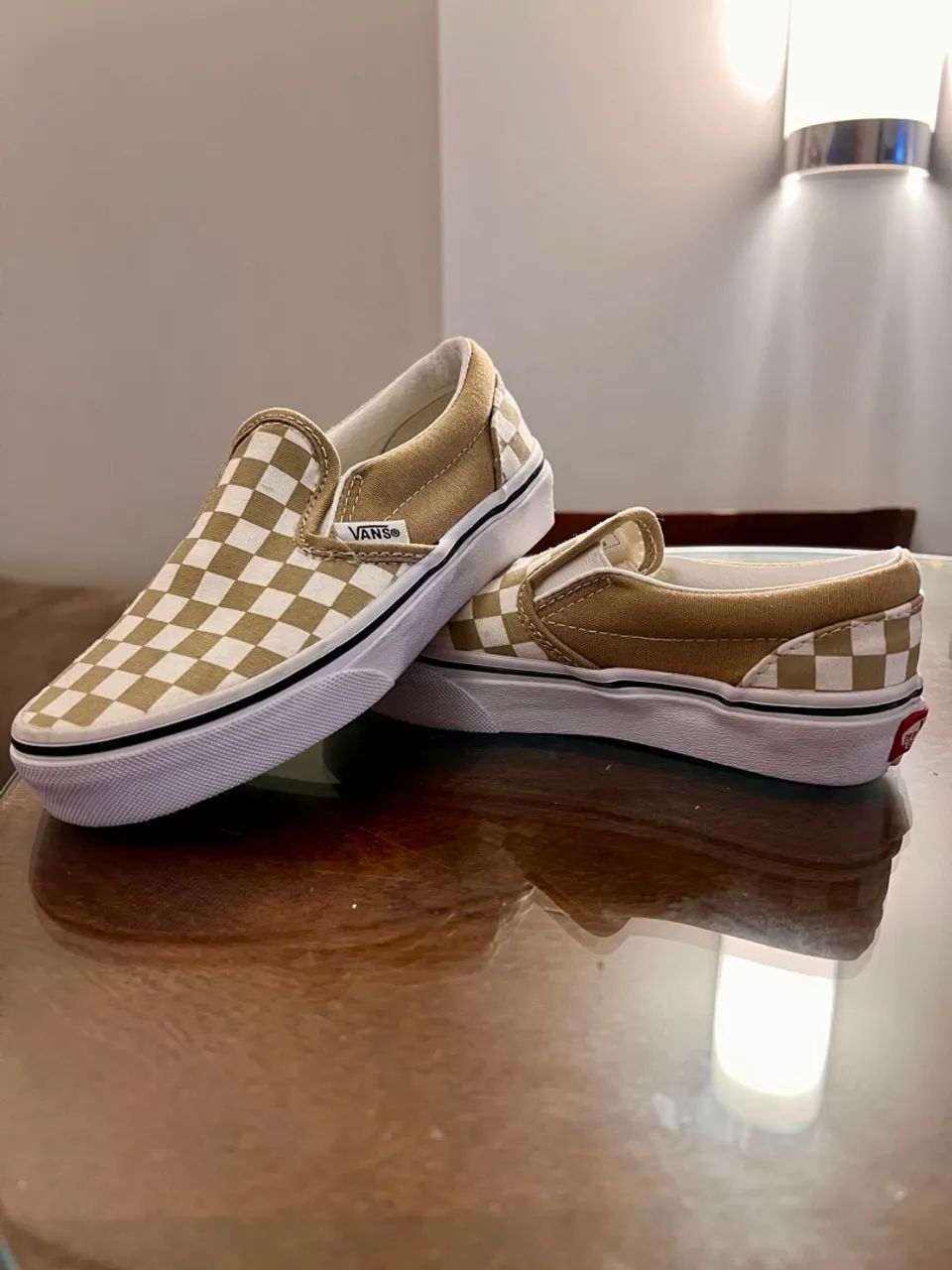 Tênis vans kids xadrez