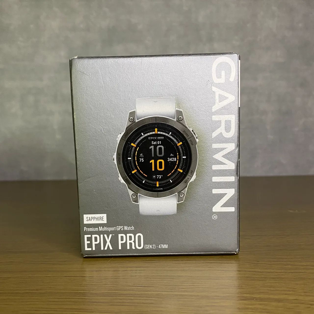 Relógio Garmin Epix Pro Gen2 Sapphire Tela Amoled Novo Lacrado