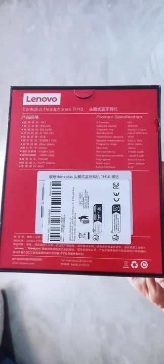 Fones de Ouvido LENOVO TH10 - Bluetooth 300 MAh - Preto - Novo - Foto 3