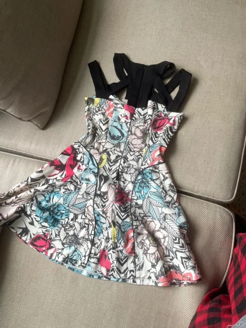 Vestido rodado estampado - Foto 3