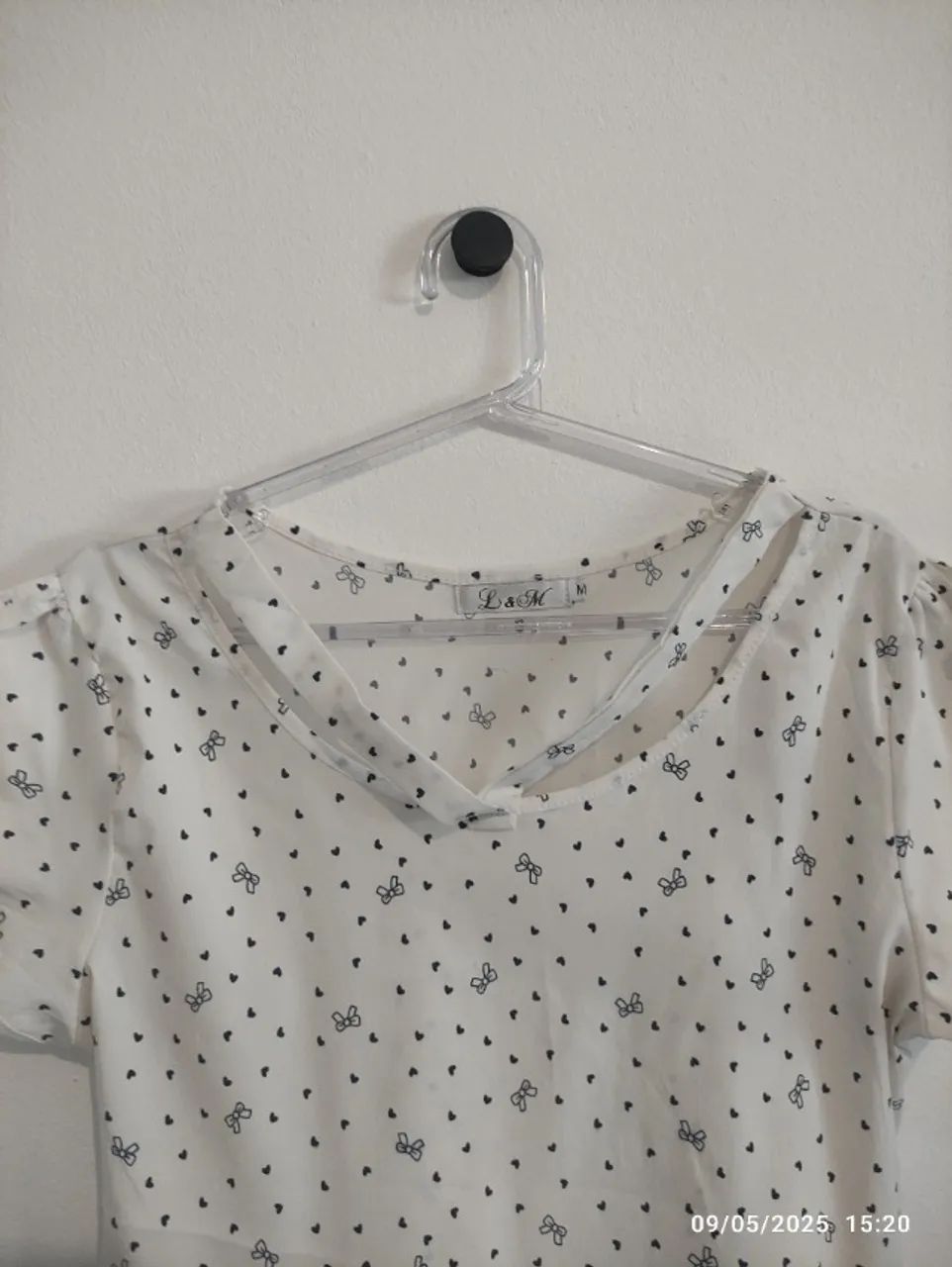 Blusa coraçãozinhos - Foto 4