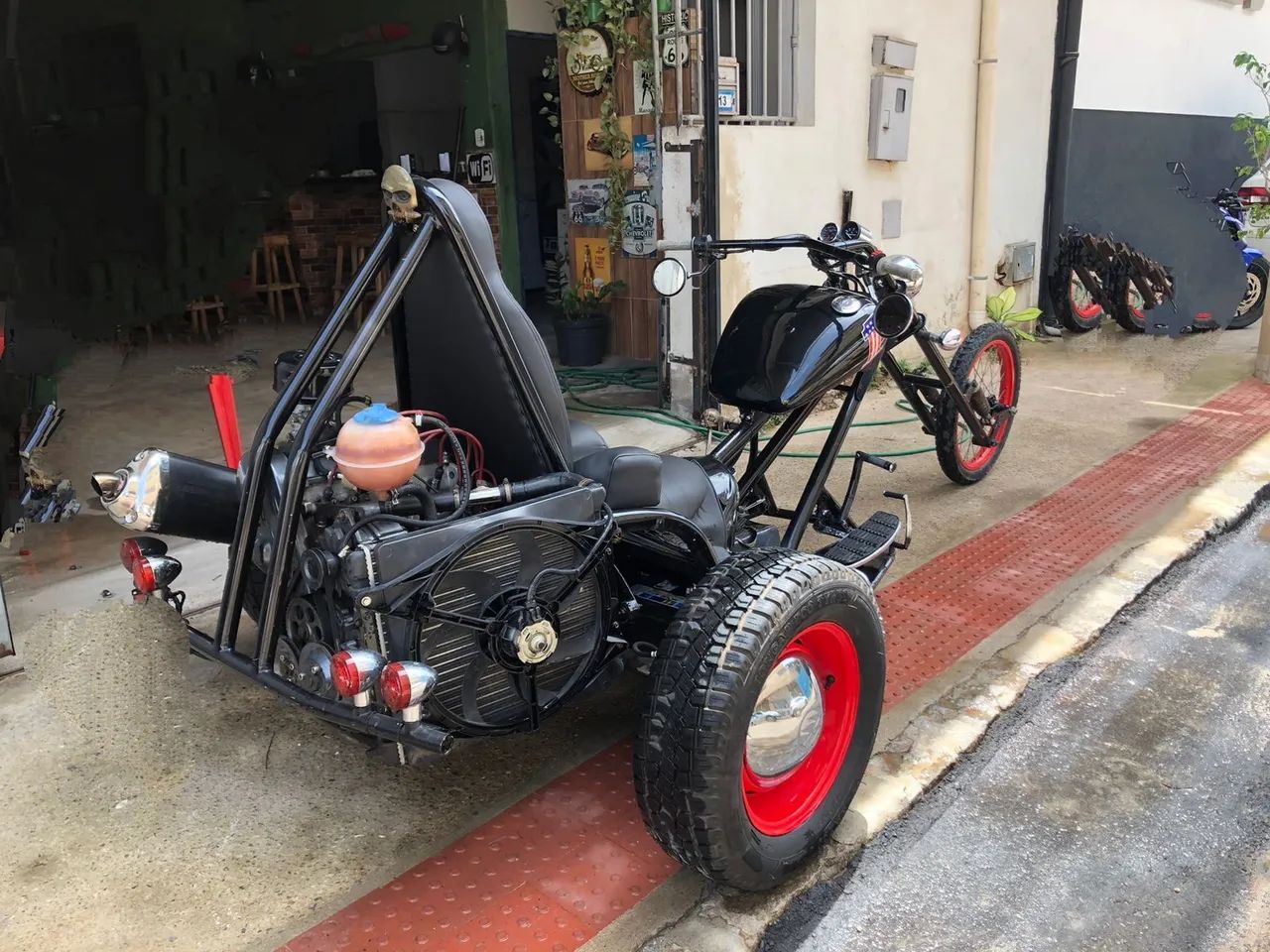 Chopper Trike Triciclo Vw Chopper Mesin Trike Motor Volkswagen