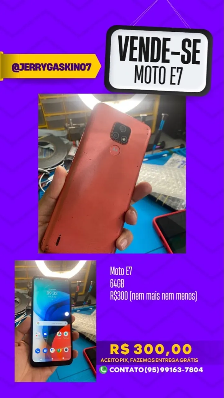 Três celulares Top