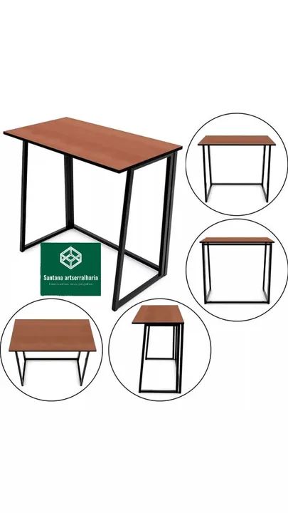 Mesa de Escritório Dobrável - Foto 2