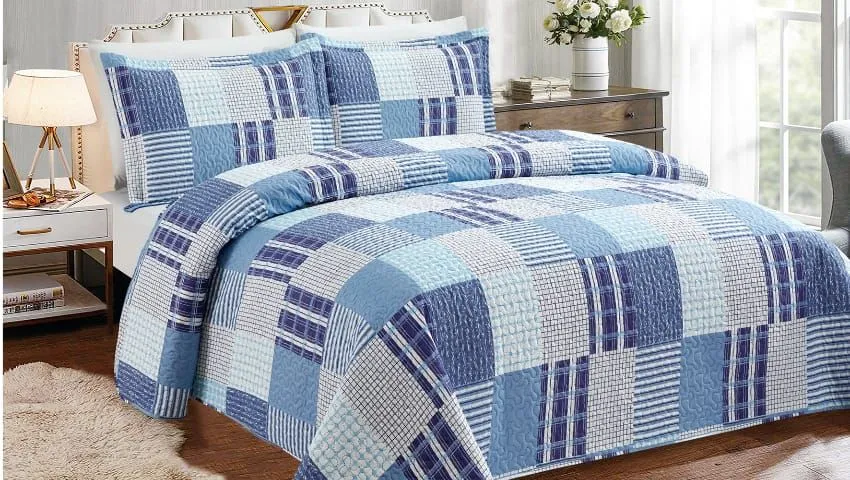 Colcha de cama Realce