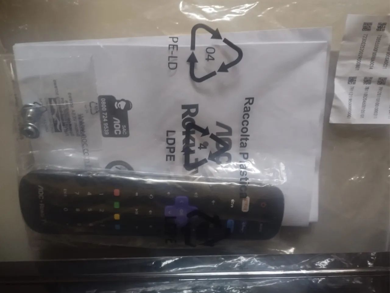 Tv 50 roku (levou queda) 1 semana de uso - Foto 2