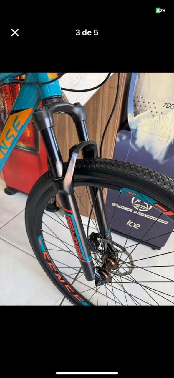 Bicicleta Sense One Aro 29 - MTB alumínio, leve e revisada - Foto 4