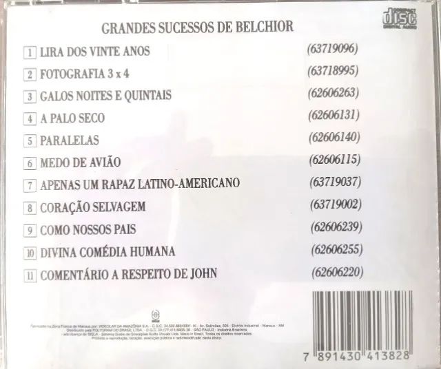 Cd Grandes Sucessos Belchior  - Foto 2