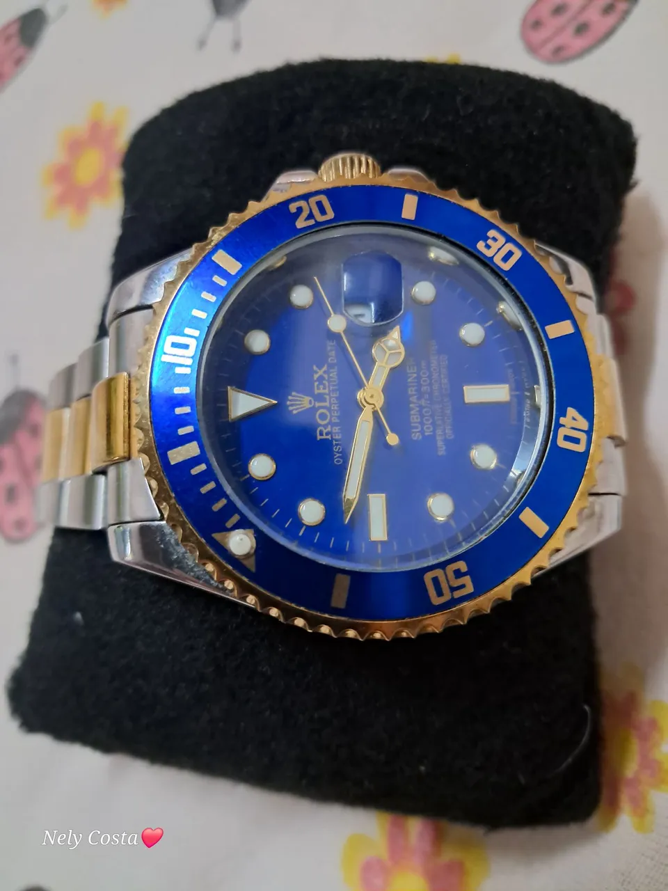 Relógio Rolex Submariner Azul - Colecionador