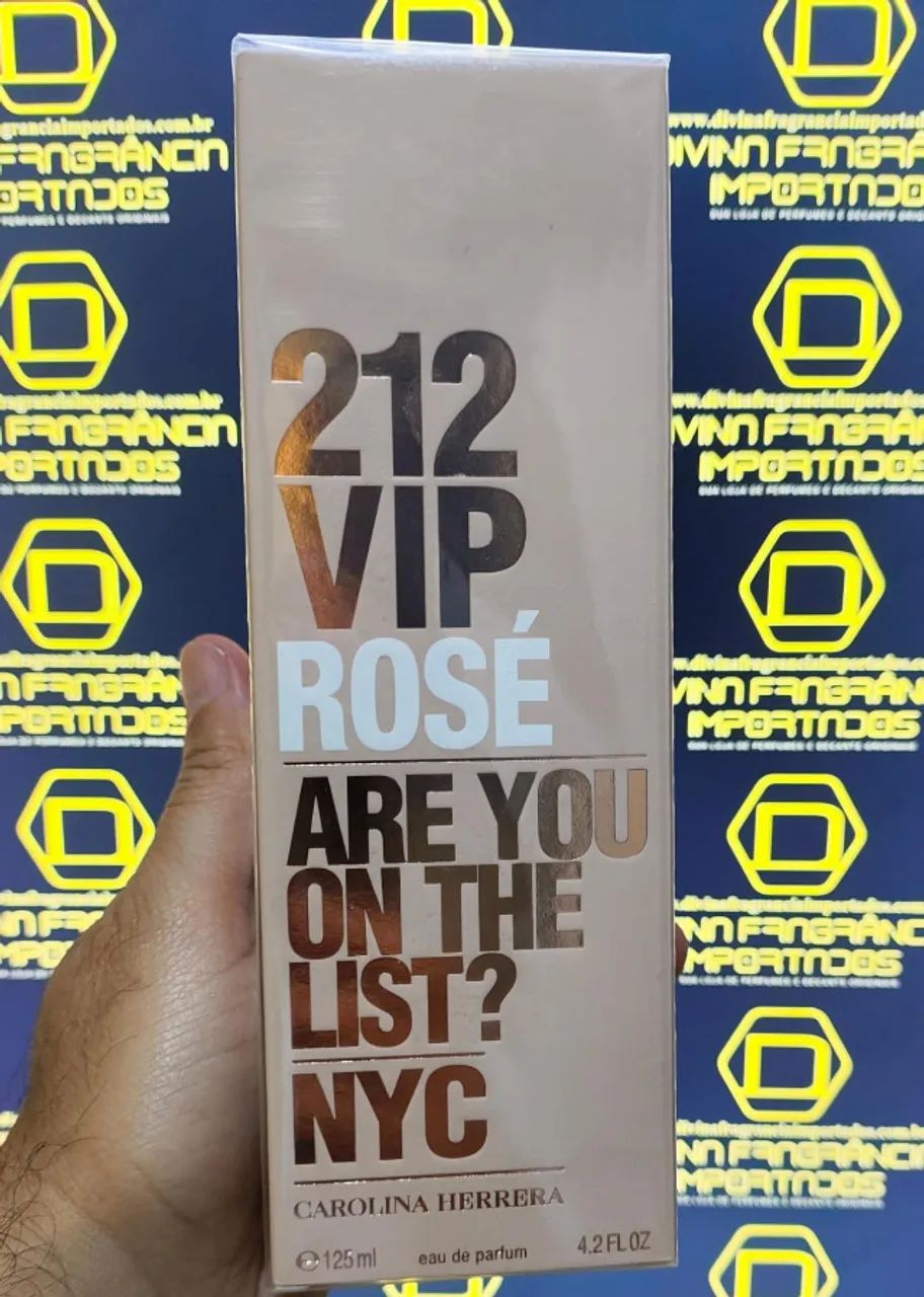 Perfume 212 Vip Rose - Leia a Descrição