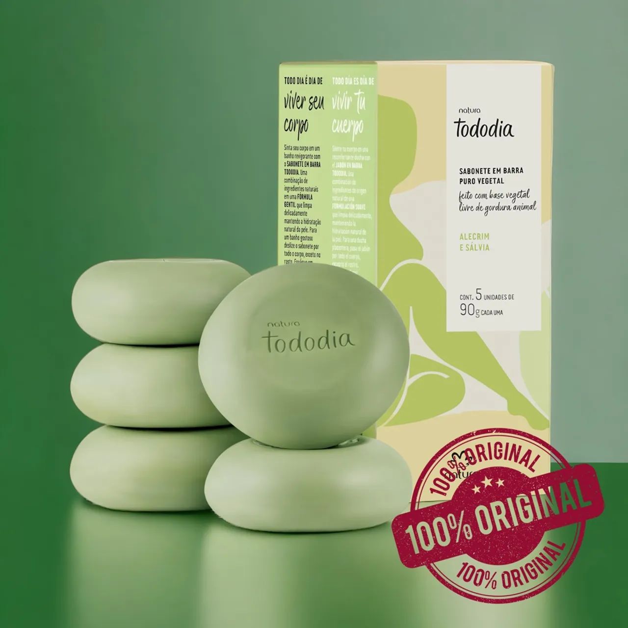 CAIXA DE SABONETES TODODIA - NATURA