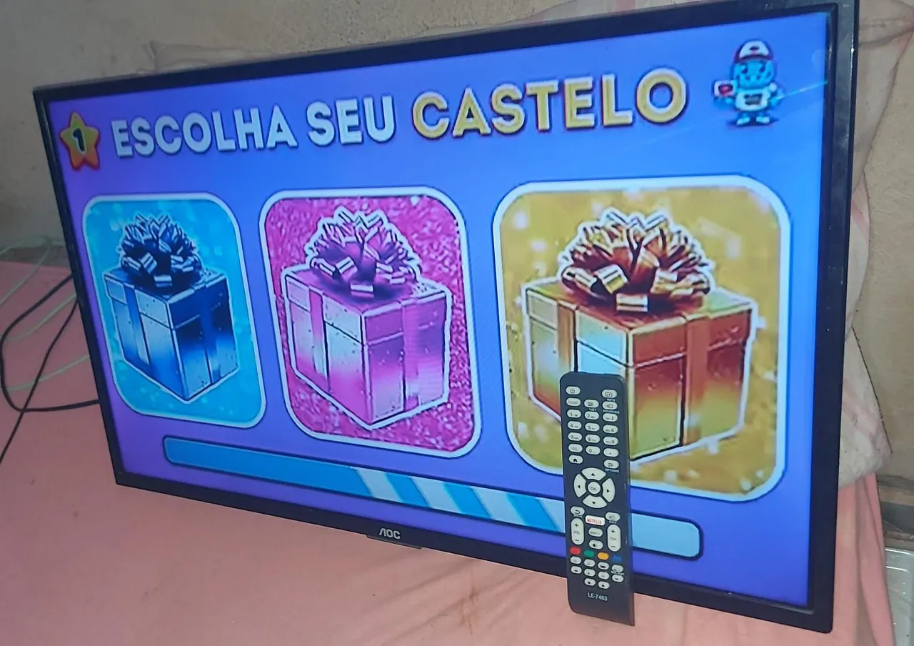 TV AOC - Tela Grande e Imagens Vibrantes