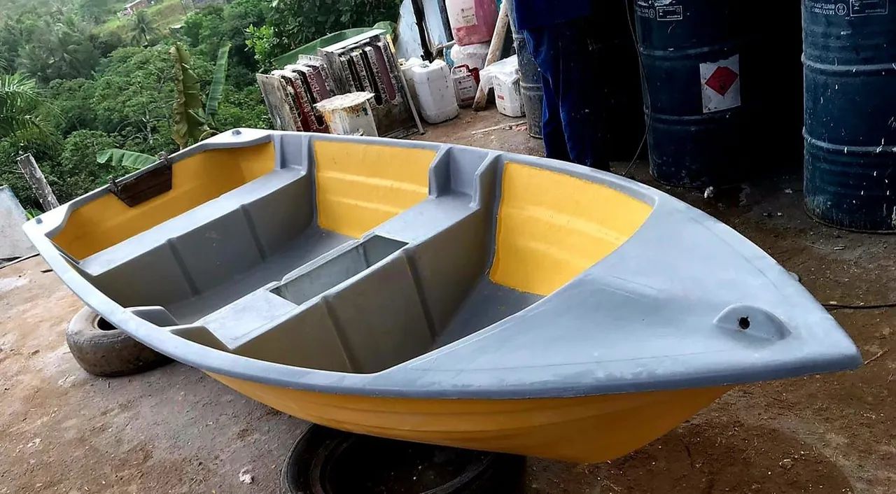 Barco de fibra 3,50m direto de fábrica 