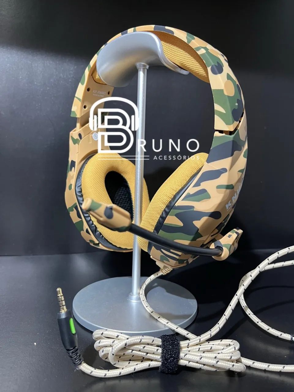 Headset Gamer K-M18 Camo - Novo