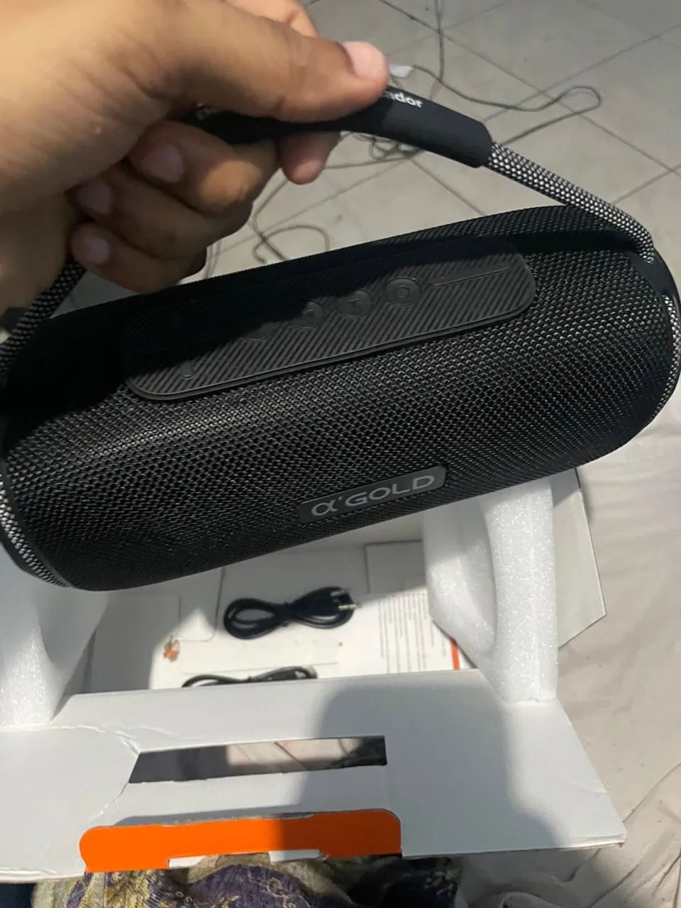 Caixa de Som Bluetooth A'Gold Pro - Potente e Com Design Moderno - Foto 2