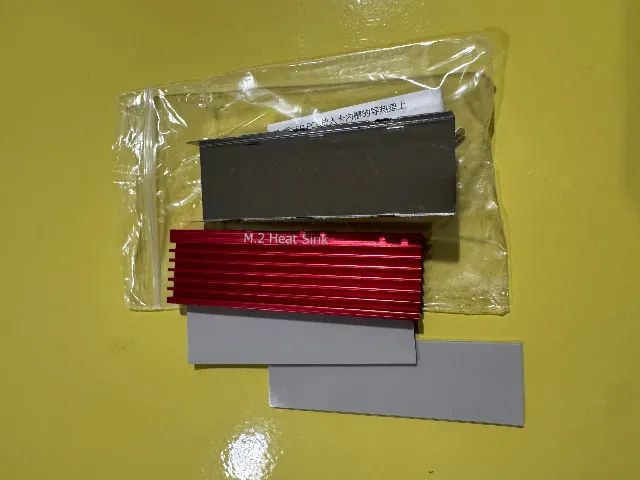 Dissipador de Calor SSD M.2 MVME 2280 - VERMELHO - Foto 3