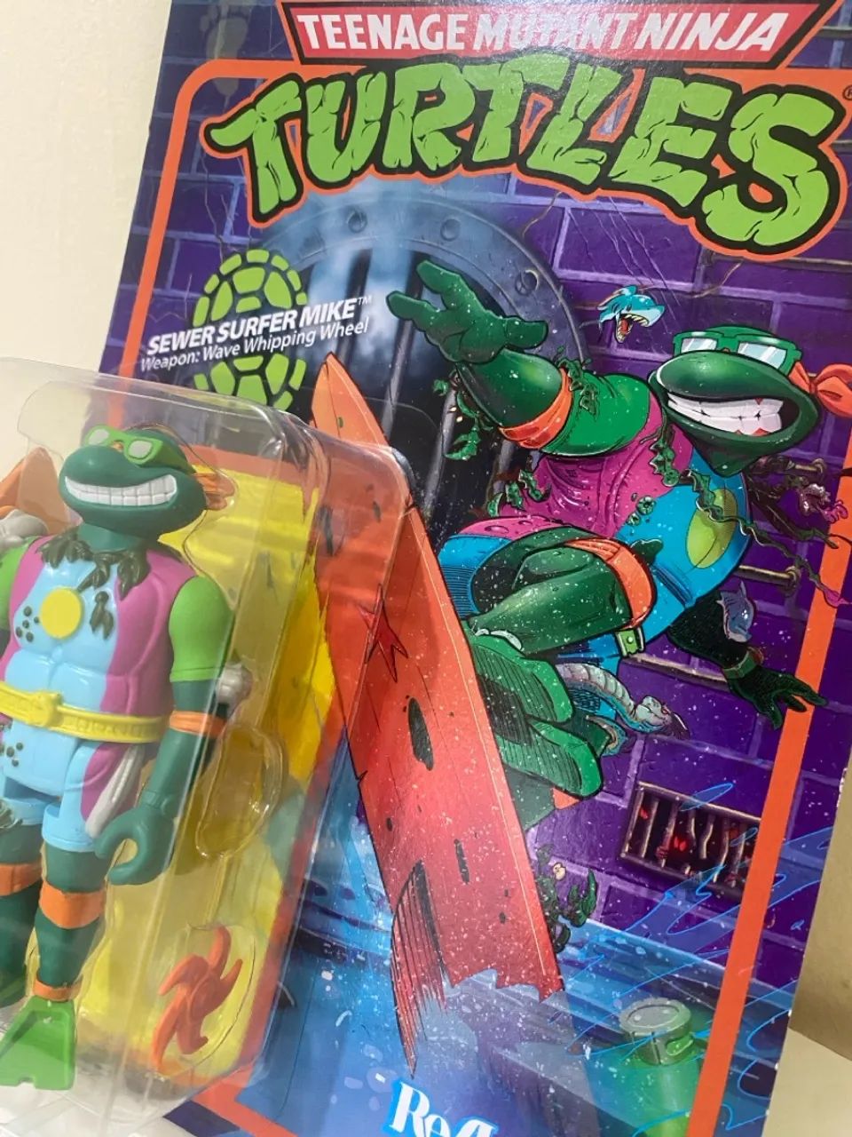 Sewer Surfer Mike - Tartarugas Ninja TMNT ReAction | Super764728148054145123