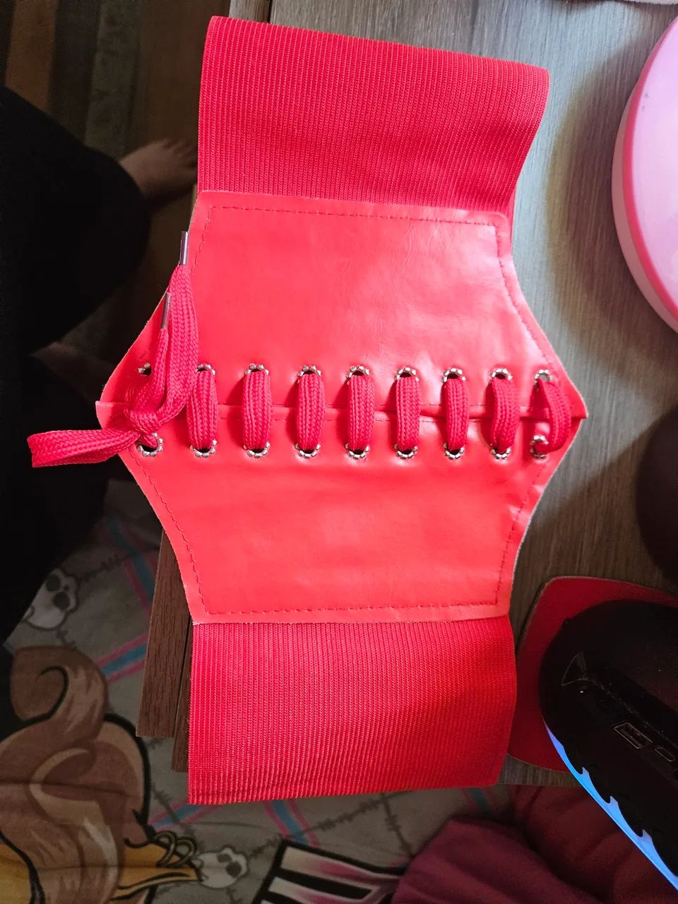 Corset cinto vermelho 