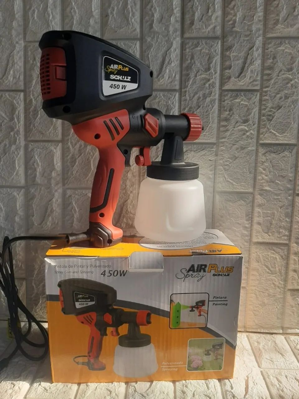  Pistola de Pintura Pulverizadora - modelo Air Plus Spray 450W  - Foto 3
