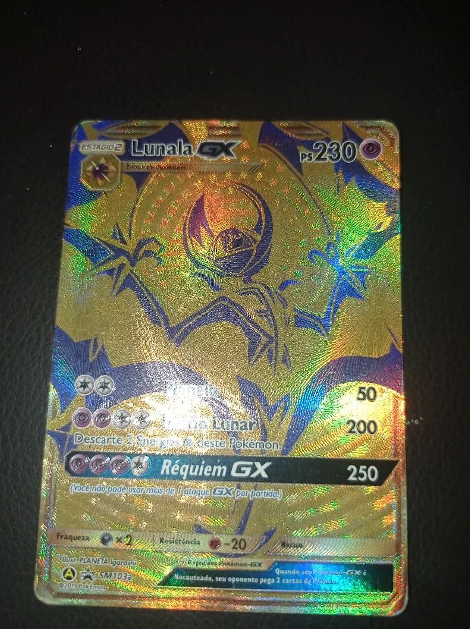 rainbow gold pokemon cards gx Naganadel & Guzzlord GX 260/236 Cosmic Eclipse Rainbow Pokemon Card Ne main image 1
