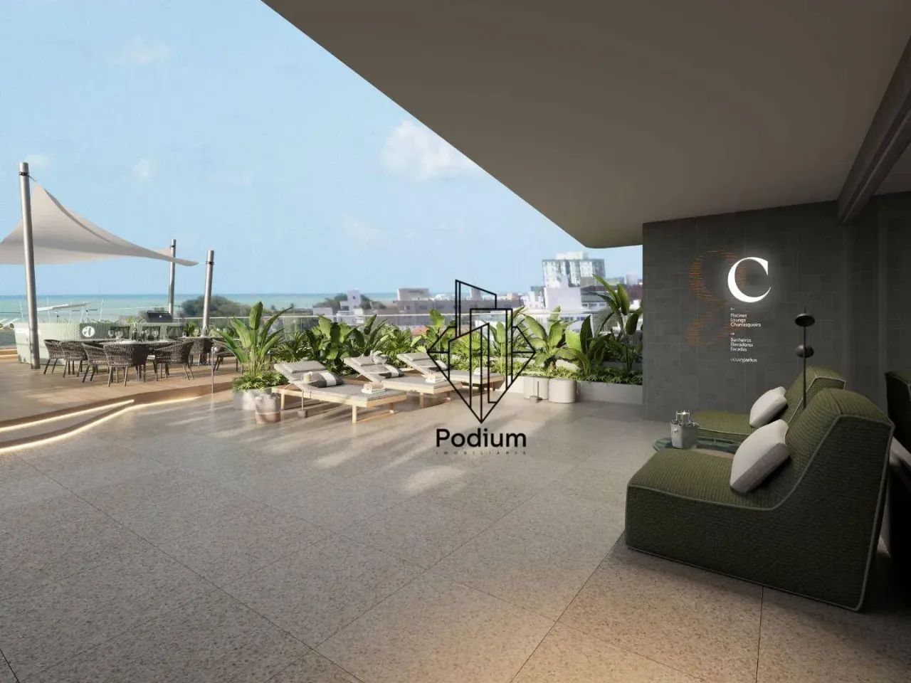 Flats Studio á beira mar da praia de Manaíra - FL0972 - Foto 5