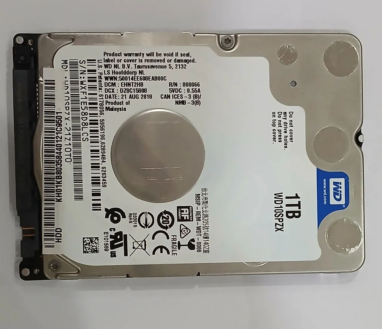 HD  1TB para notebook 