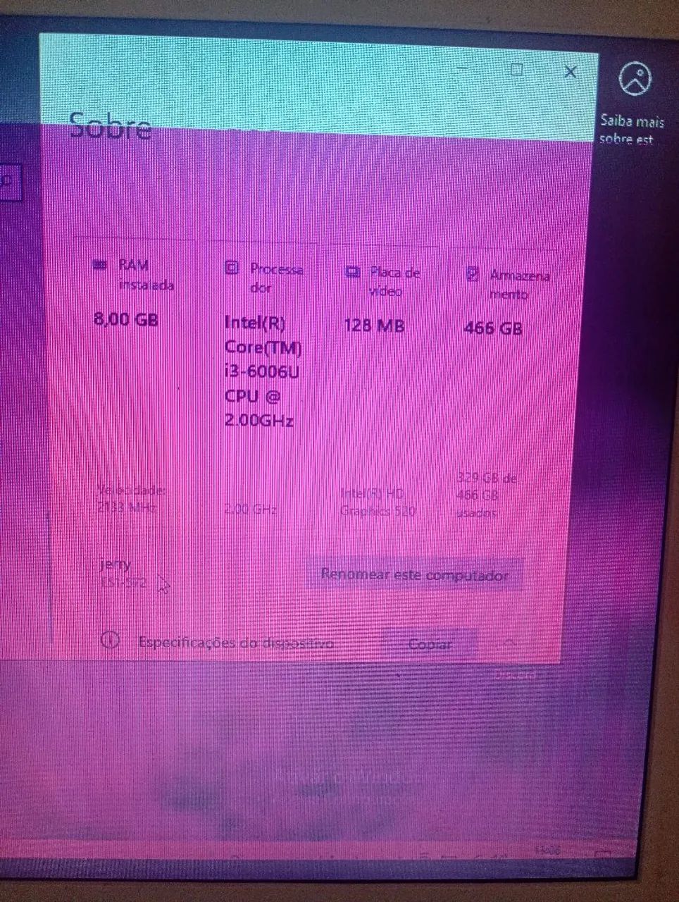 Notbook Acer i3 8 ram - Foto 2
