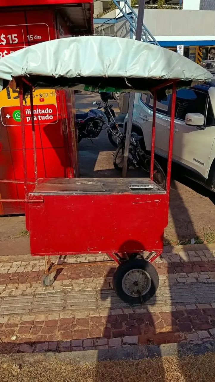 Carrinho de Lanches/Comércio com Cobertura - Usado - Foto 5