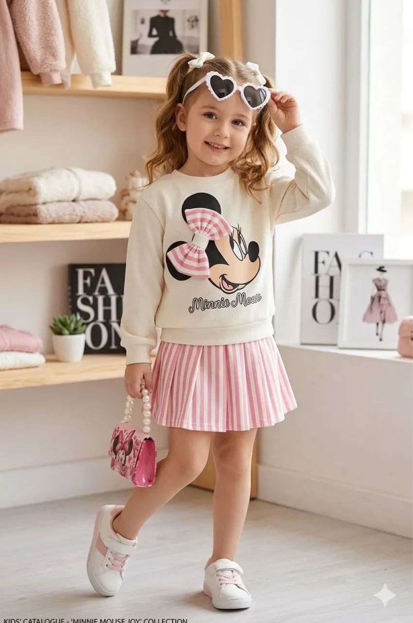 Conjunto de Moletom Minnie Infantil  - Foto 3