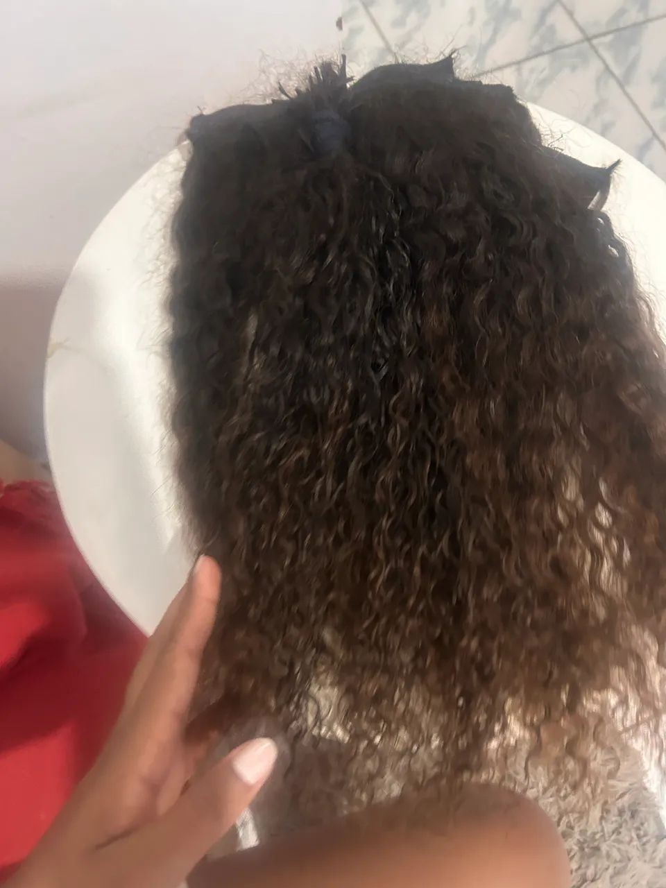 CABELO CACHEADO COR MEL 60cm - Foto 3