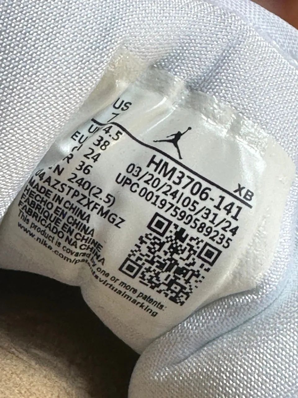 Tênis Nike Air Jordan 1 Low Paw Print - tamanho 36BR, original (930 ...