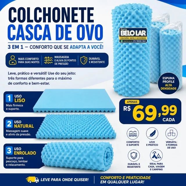 Colchonete Casca De Ovo