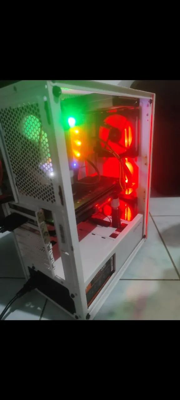 Pc Gamer Usado I7 Rx 580 com 3 Ventoinhas Usb Wifi Ssd 1 Tera - Foto 3
