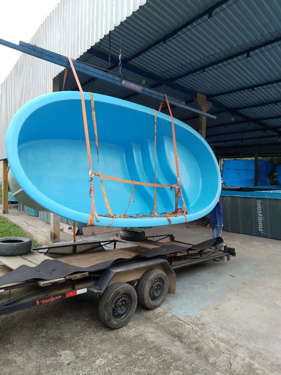Piscina de fibra 