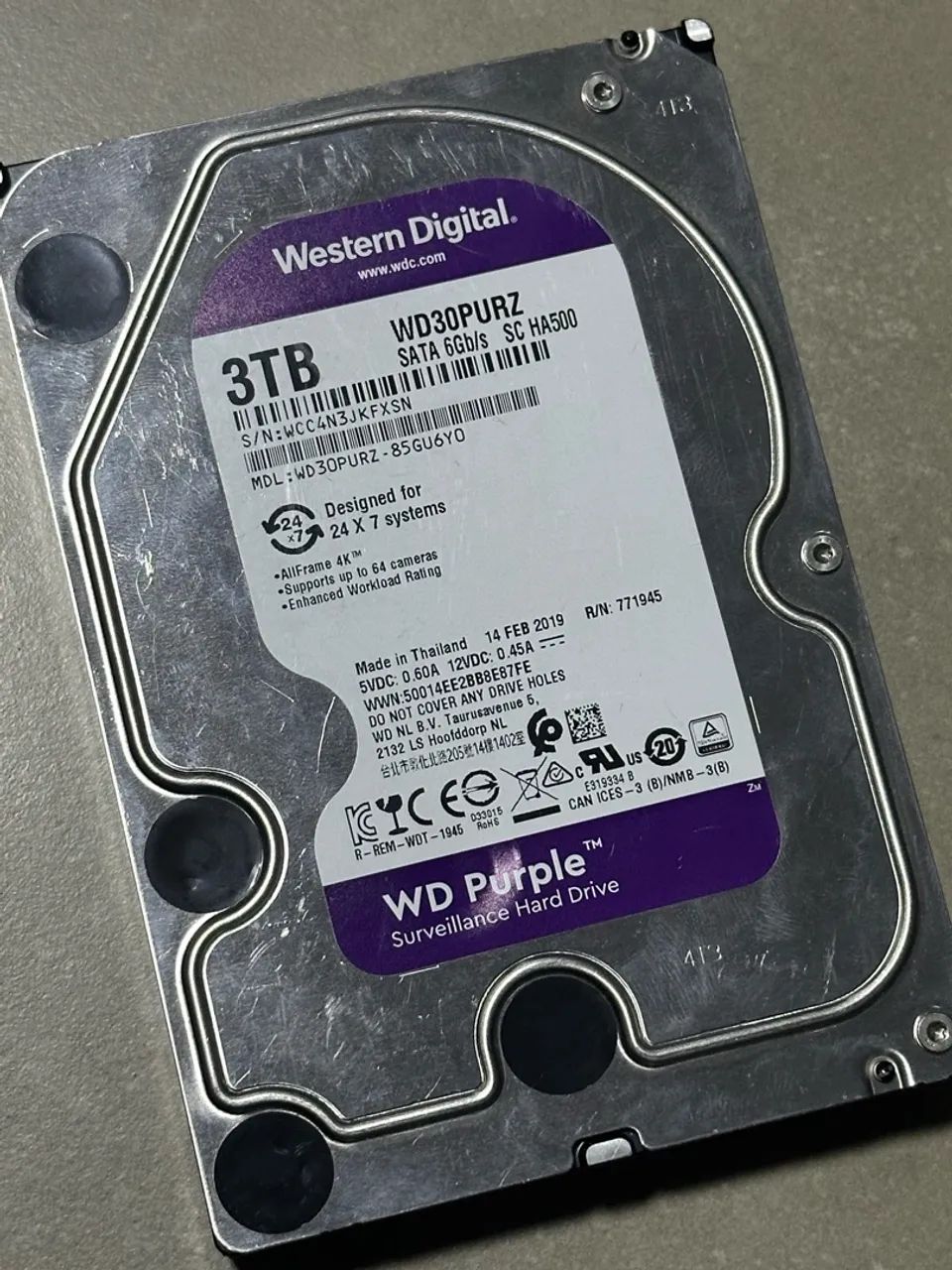 HD WD 3TR