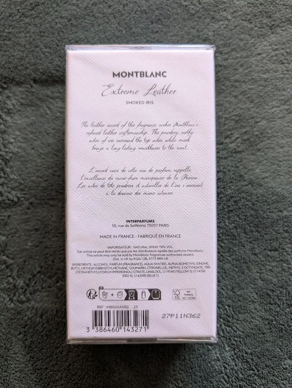 Perfume Montblanc Extreme Leather 125ml lacrado - Foto 2