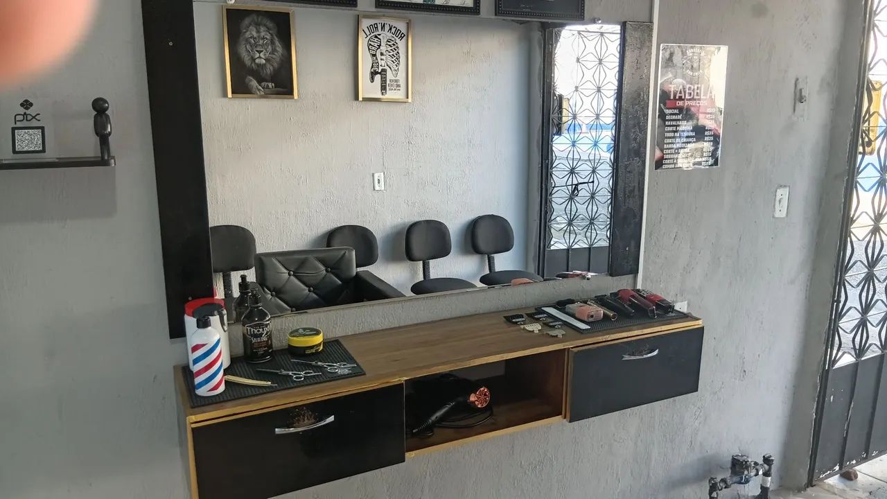 Bancada + Espelho Barbearia  - Foto 3